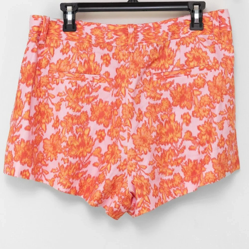 Derek Lam 10 Crosby Vadella Shorts & Irina Blazer Jacket Set Orange Pink Size 12 - Picture 5 of 16